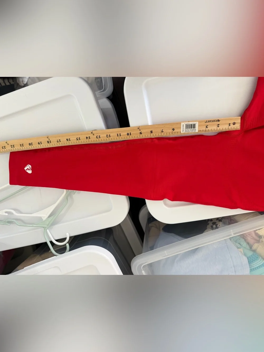 Women’s Best Best Power Seamless Red High-Waist Leggings S - Picture 7 of 7